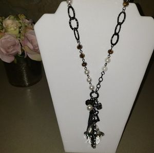 NWOT - Crystal Cross Necklace